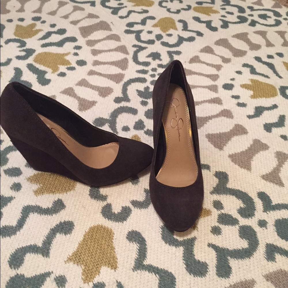 Chocolate Brown Wedges